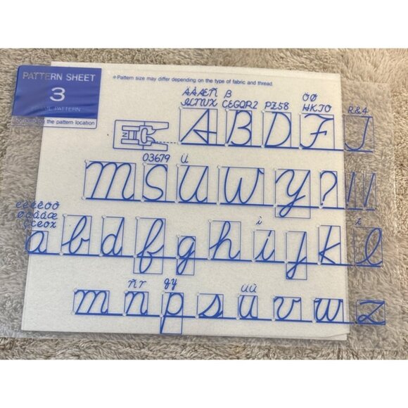 Singer Embroidery Sewing Guides Templates Lot Of 4 - Picture 4 of 5